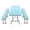 Green, variant on Picnic Tables for Outdoors,Outdoor Waterproof Table Cover 3 Piece Set with Flannel Back Elastic for Picnic Courtyard