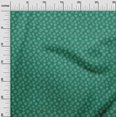 thumbnail image 3 of oneOone Tissu Velours Vert Sarcelle Tissu Robe Orange Tissu Imprimé Tissu au Mètre 58 Pouces de Large, 3 of 4