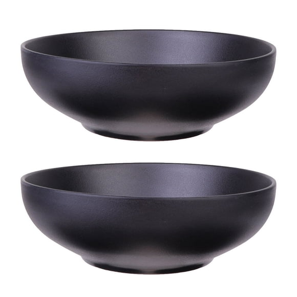 HLONK Bol Bols Ramen Nouilles Soupe Mélamine Service Japonais Salade Pâtes Riz Grand Dessert Mélange Fruit Souper Céréales pour