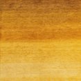 thumbnail image 1 of Ahgly Company Machine Washable Indoor Square Abstract Deep Yellow Area Rugs, 6' Square, 1 of 7