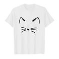 thumbnail image 1 of TZEWGL T-Shirt Décontracté à Col Rond et Manches Courtes avec Imprimés de Chat pour Tout-Petits Filles Garçons Taille 6-7 Ans, 1 of 5