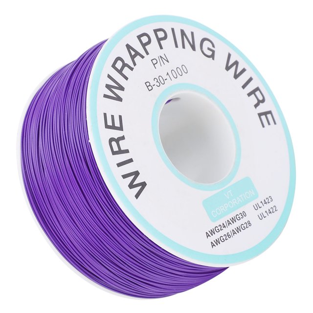 Single Core Copper Wire, Single core Tinned Copper Wire Reel, 105 High Temperature Resistant Wire for Notebook, LCD Screen, with 0.25mm Core Diameter