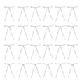 thumbnail image 2 of Meitianfacai 24pc Velvet Christmas Tree Bow Decoration Wreath Bow Decoration, White, 2 of 5