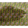 thumbnail image 4 of oneOone Viscose Chiffon Fabric Leaves & Floral Block Print Fabric BTY 42 Inch Wide, 4 of 4