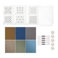 thumbnail image 1 of Langgg Sashiko Coaster Kit Embroidery Starter Kit Craft Art Quilting for Set D, 1 of 6