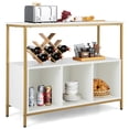thumbnail image 1 of Costway Buffet Sideboard Kitchen Storage Cabinet Open Shelf with 3 Compartments White, 1 of 10