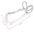 thumbnail image 4 of Climbing Lock Carabiner, Carabiner Sturdy Durable High Strength  For Camping For Outdoor, 4 of 8