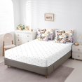 thumbnail image 4 of YST Ensemble de Literie Papillon, 7 Pcs, Animal de Jardin Floral, Format Grand Lit, Rose, Ensemble de Couette, 4 of 5