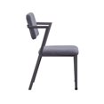 thumbnail image 2 of ACME Cargo Chair in Gray Fabric & Gunmetal, 2 of 4