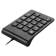 thumbnail image 3 of 2X Mini USB Wired Numeric Keypad Numpad 18 Keys Digital Keyboard for Accounting Teller Laptop Windows Android (Black), 3 of 7