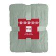 thumbnail image 2 of Faux Fur Throw Light Green, 2 of 4