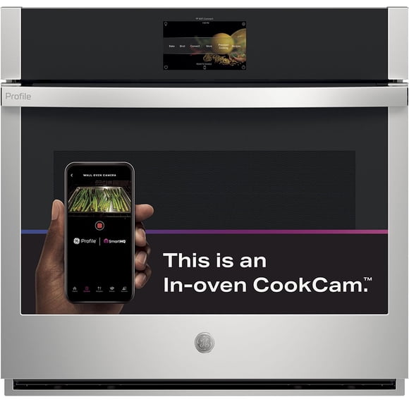 GE Profile 30" Built-In Convection Single Wall Oven Stainless Steel - PTS9000SNSS