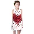 thumbnail image 2 of LEEy-world Vêtements pour Bébé Nœud Papillon Poêle Tout-Petit Mignon Rayé Princesse Col Robes Filles Vêtements Robe&Jupe Fille, Blanc, 2 of 5
