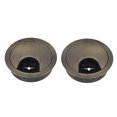 thumbnail image 4 of Thinsony 2Pcs 60mm Ordinateur Table de Bureau Cache Passe-Fils Trou de Câble Bronze 1Set, 4 of 6