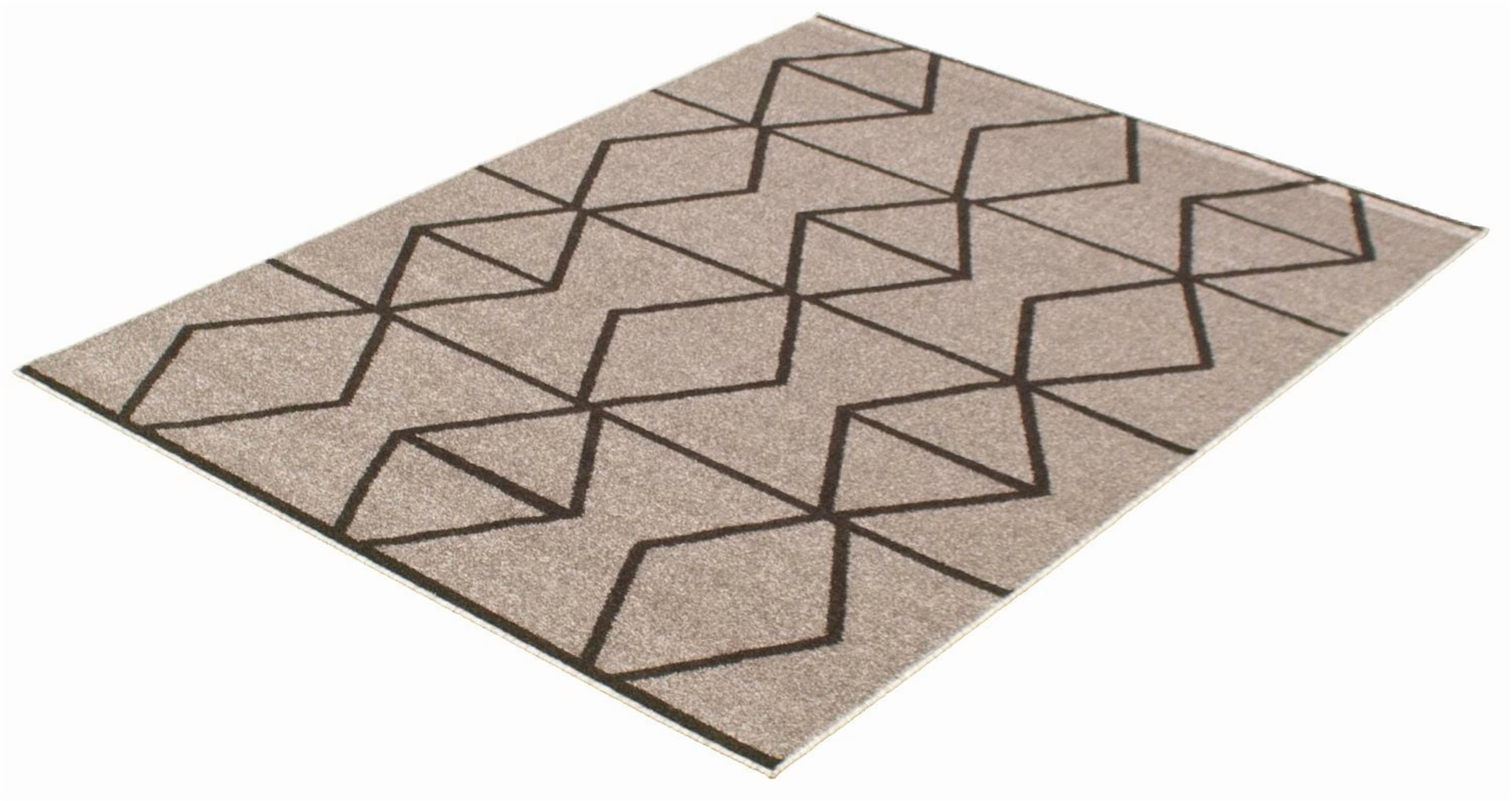 Tapis d'Interieur ECARPET Géométrique pour Salon et Chambre à Coucher Collection Ana