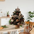 thumbnail image 4 of B Desktop Christmas Tree Ornament With Pvc Material, Mini Design For Hotel, Office, Window And Tabletop Decor, 23.6X11.8X11.8In 1.65Lb, 4 of 7