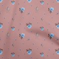 thumbnail image 1 of oneOone Viscose Chiffon Pink Fabric Floral Craft Projects Decor Fabric Printed By The Yard 42 Inch Wide, 1 of 4