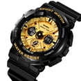 thumbnail image 3 of SKMEI 2118 Men's Sport Watch with Dual Display, 50M Waterproof, Backlight, World Time, Stopwatch, Alarm, Countdown Timer, and Day/Date Functionality, 3 of 4
