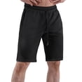thumbnail image 2 of Birdeem Mens Shorts Mens Fashion Casual Solid Quick Drying Drawstring Elastic Waist Shorts Pants, 2 of 12