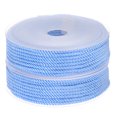 thumbnail image 1 of Unique Bargains 2 Pack Twisted Nylon Twine Thread Beading Cord 3mm 7M/23 Feet Extra Strong Braided Nylon String, Blue, 1 of 6