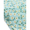 thumbnail image 5 of INSPIRE CHIC Women's Elastic Waist Midi Layered Chiffon Skirt Green M, 5 of 5