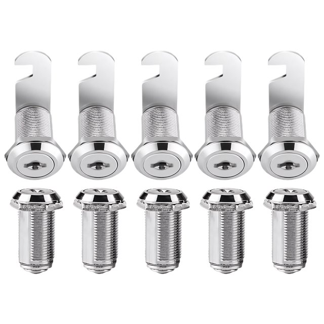Xingzhi Locks For Home plistic Easy To Install Silver Comes With 2 Keys Locker Lock 5pcs 30mm