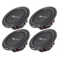 thumbnail image 1 of 4) MB Quart DS1-254 400 Watt 4 Ohm Shallow Slim Subwoofers Car Truck DVC Subs, 1 of 12