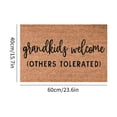 thumbnail image 3 of Hbdhejl Grandkids Welcome Doormat Entrance Front Door Mat For Home Bedroom Decor Non Slip Rug Decorative Accessories 24×16 Inches, 3 of 9