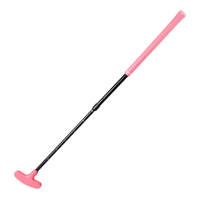 jinwen Putter de Golf Rétractable Équipement d'Entraînement de Putting de Golf Cour Mini Clubs de Golf Rose