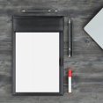 thumbnail image 2 of pitrice PU Leather A4 Clipboard Tablet Writting Pad Pen Clip Black, 2 of 6