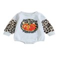 thumbnail image 1 of Baby Boy Girl Sweatshirt Bubble Romper Oversized Jumpsuits Onesie Long Sleeve Bodysuit Outfit Fall Clothes, 1 of 9