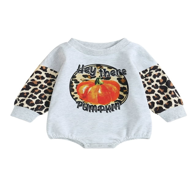 Baby Boy Girl Sweatshirt Bubble Romper Oversized Jumpsuits Onesie Long Sleeve Bodysuit Outfit Fall Clothes