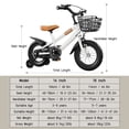 thumbnail image 3 of Vélo pour Enfants Bicyclette pour Filles de 3 à 7 Ans avec Petites Roues Panier Bicyclette pour Enfants, 3 of 7