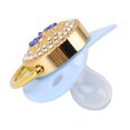 thumbnail image 3 of Newborn Pacifiers, Anti Static Baby  Arc Guard Silicone Material Integrated Design  For Outdoor For Home Blue, 3 of 8