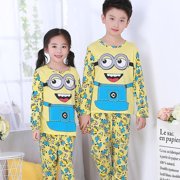 Cartoon Pyjamas Set Kids Girl Boy Long Pajamas Pjs Sleepwear Nightwear