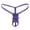 Purple, variant on GDREDA Men's Crotchless Underwear Mens Personality Fashion Casual Sexy Mini Thong Underwear Hole Opening Binding Type T Pants Purple,One Size