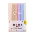 thumbnail image 2 of FHBVT 6-Color Soft Head Highlighters 10ml Large Capacity Fast-Dry Water-Based Ink Eye-Friendly Non-Neon Soft Colors for School Office Home Study Notes Journal Annotation Travel Color Coding, 2 of 4
