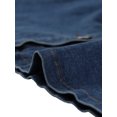 thumbnail image 5 of INSPIRE CHIC Robe-Chemise en Denim pour Femme Col Chemise Manches Courtes Ceinturée Boutonnée Robes en Jean Bleu TG, 5 of 5