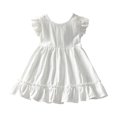 thumbnail image 1 of Qudderr Robes Débardeurs pour Filles 2-9 Ans Robe Sans Manches Décontractée d'Été en Coton Lin pour Bébé, 1 of 8