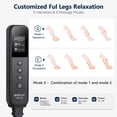 thumbnail image 4 of CINCOM Leg and Foot Massager for Circulation, Air Compression Calf Knee Massager, Handheld Controller with Multiple Massage, Leg Wraps Massage Boots for Pain Relief, 4 of 8