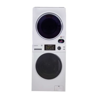 Equator PREMIUM STACKABLE 110V Washer 1.62cf 15 Lbs + Vented DIGI Dryer 3.5cf