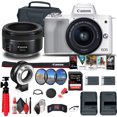 thumbnail image 1 of Canon EOS M50 Mirrorless Digital Camera with 15-45mm and 55-200mm Lenses Bundle, 1 of 7