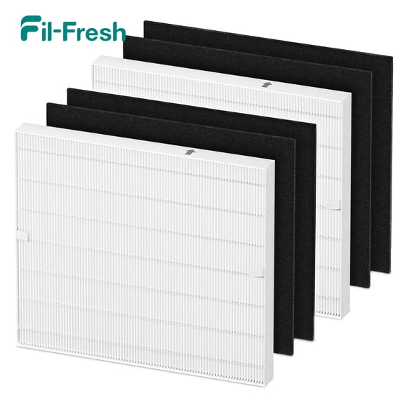 Fil-fresh Lot de 2 Filtres HEPA Véritables de Remplacement pour Coway AP-1512HH-FP, Airmega 200M Mighty, AP-1518R, AP-1519P Purificateur d'Air, #3304899