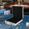 thumbnail image 4 of Étui de Jetons de Poker en Alliage Durable avec Grande Capacité et Conception à Compartiments pour le Rangement 50 Pcs, 4 of 8