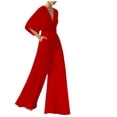 thumbnail image 2 of Babysbule Pantalons pour Femmes Combinaison Décontractée à Manches Courtes Européenne et Américaine, 2 of 6