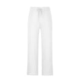 thumbnail image 4 of TIMIFIS Mens Casual Beach Pants Loose Elastic Waist Drawstring Straight Legs Summer Solid Color Cotton and Linen Pants with Pockets - Spring/Summer, 4 of 6