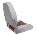 thumbnail image 2 of Wise 8WD588PLS-661 Standard High Back Seat, Grey/Red, 2 of 4