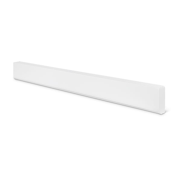 Stelpro Bella Baseboard Heater - 1500W (1125W)/ 240V (208V) - Measures 67 3/16" x 2 9/16" - Silent Comfort For Rooms Up To 150 Sq Ft - High-End Finish With Curved End Caps, White (BA1502W)