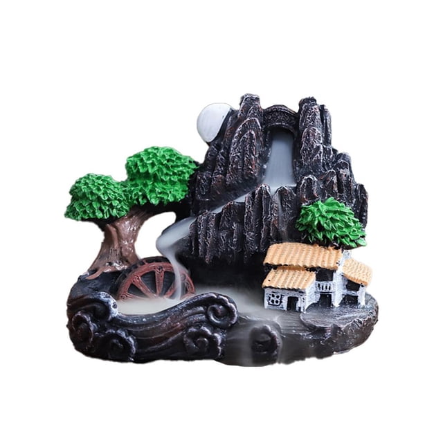 Waterfall Incense Holder Censer Incense Cone Holder Backflow Incense Burner