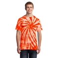 thumbnail image 1 of Port & Company Mens Essential Tie-Dye Tee - Orange - Small, 1 of 1